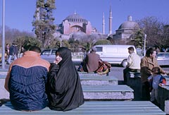 Vid Hagia Sofia, Istanbul