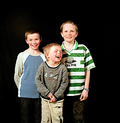Filip, Elias och Jonathan
