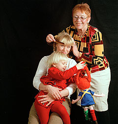 Stina, Monika och Jytte